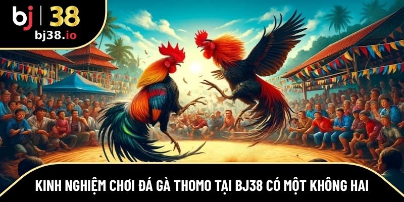 Tổng hợp một số kinh nghiệm chơi Đá Gà Thomo tại BJ38